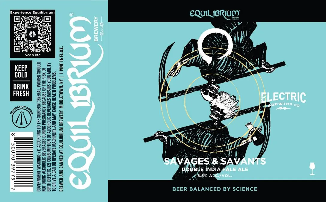 Savages & Savants label art — SAVAGES & SAVANTS