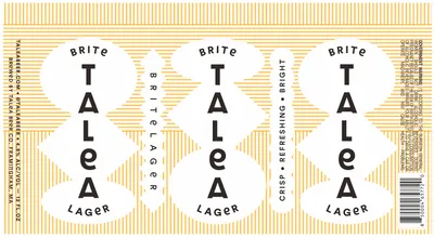 Brite Lager label