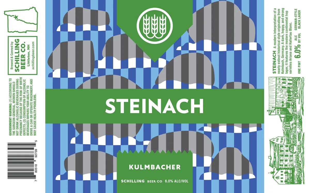 Steinach label art — SCHILLING BEER CO.