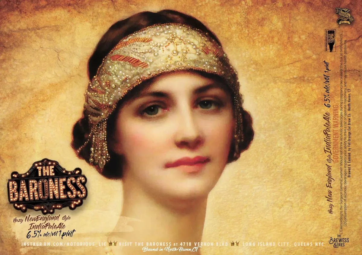 The Baroness label art — THE BARONESS