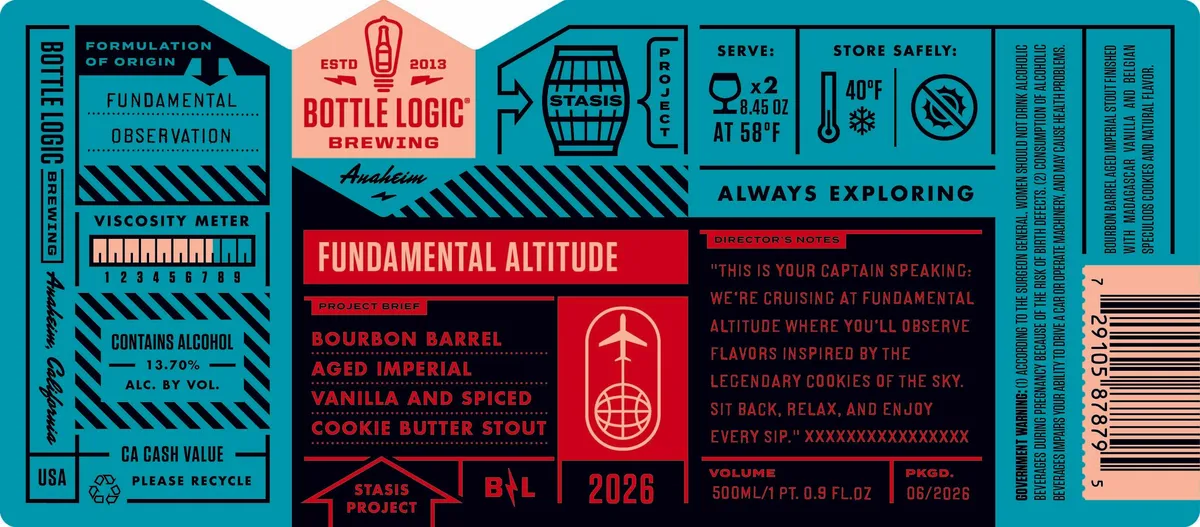 Fundamental Altitude label art — FUNDAMENTAL ALTITUDE