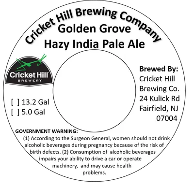 Golden Grove label