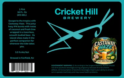 Castaway Haze label