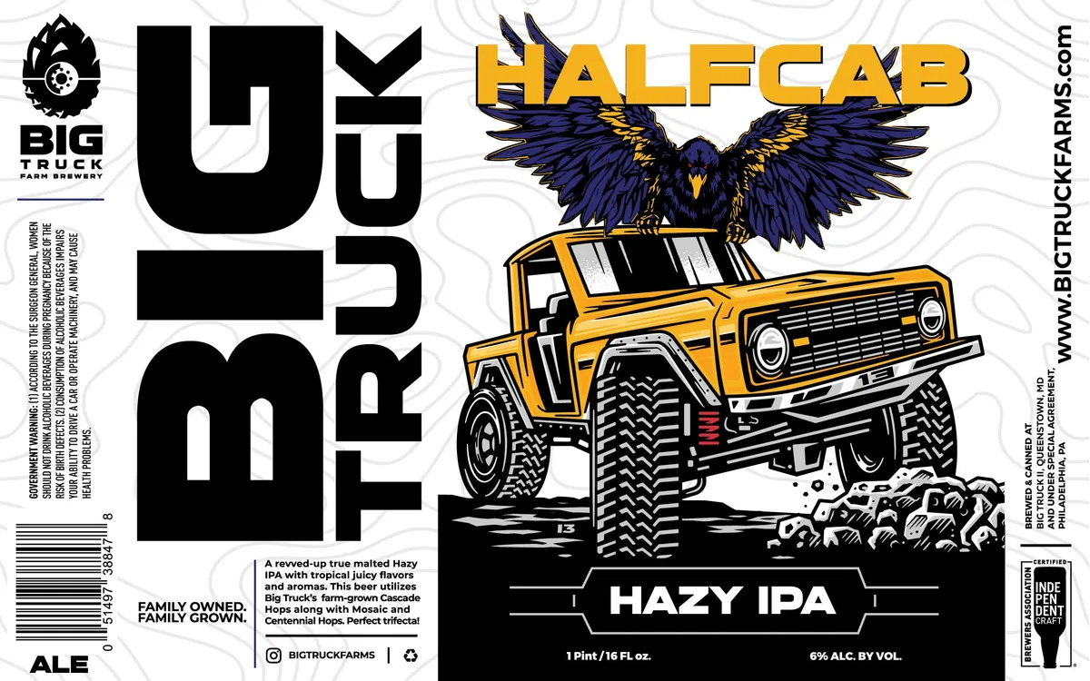 Halfcab label art — BIG TRUCK II
