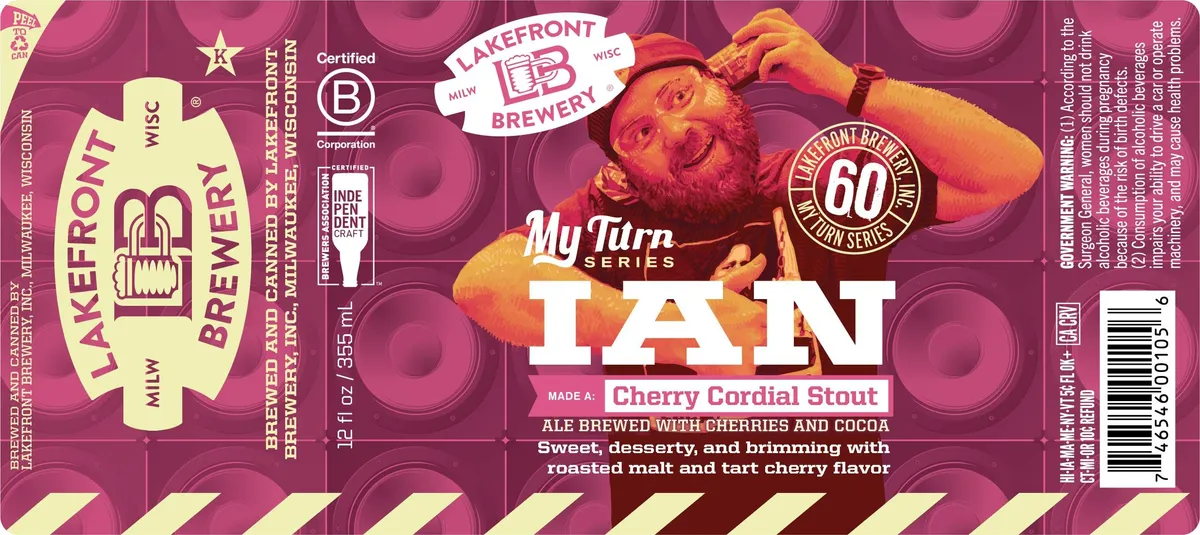 My Turn Ian label art — LAKEFRONT BREWERY