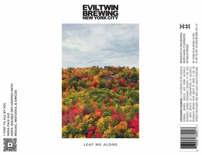 Leaf Me Alone label