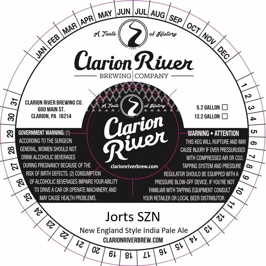 Jorts SZN — full label as filed with TTB