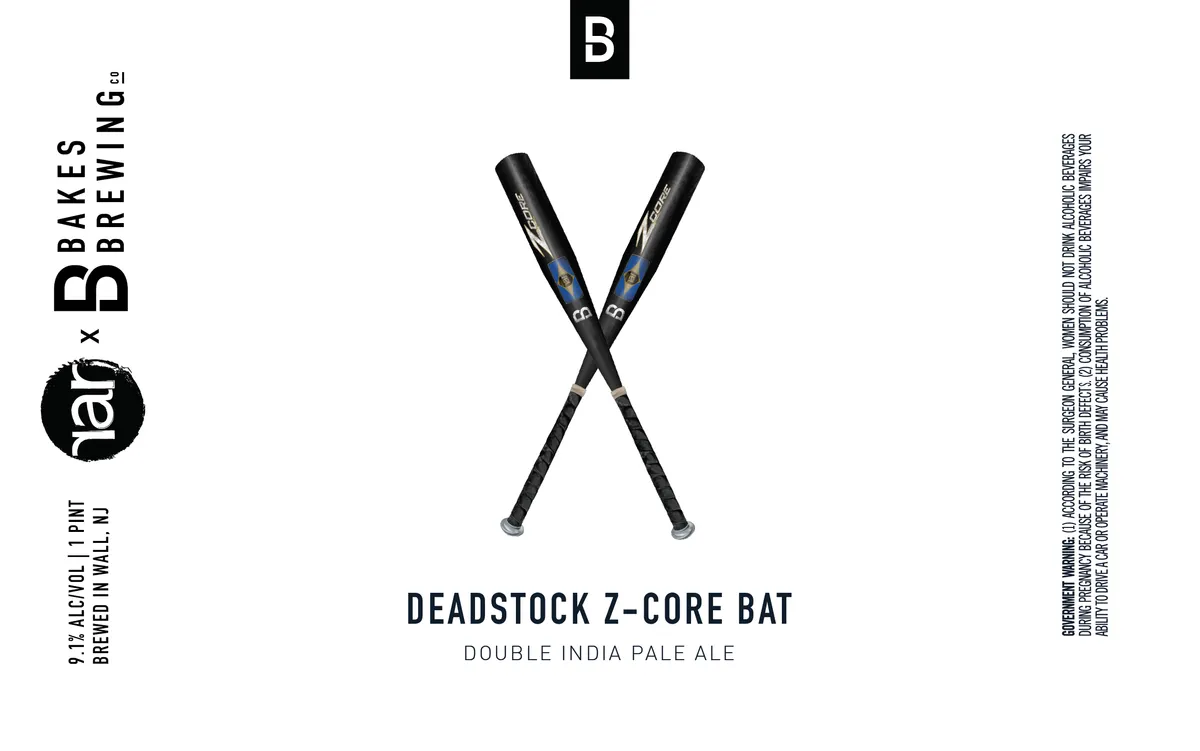 Deadstock Z-Core Bat label art — DEADSTOCK Z-CORE BAT