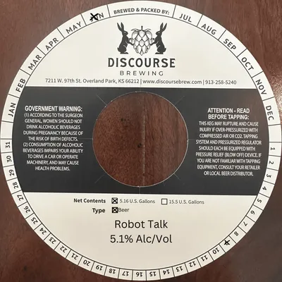 Robot Talk label