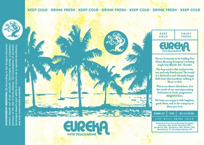 Eureka With Peacharine label