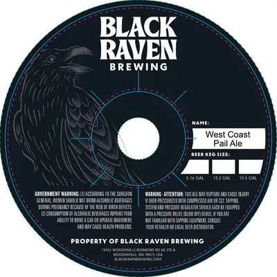 West Coast Pail Ale label