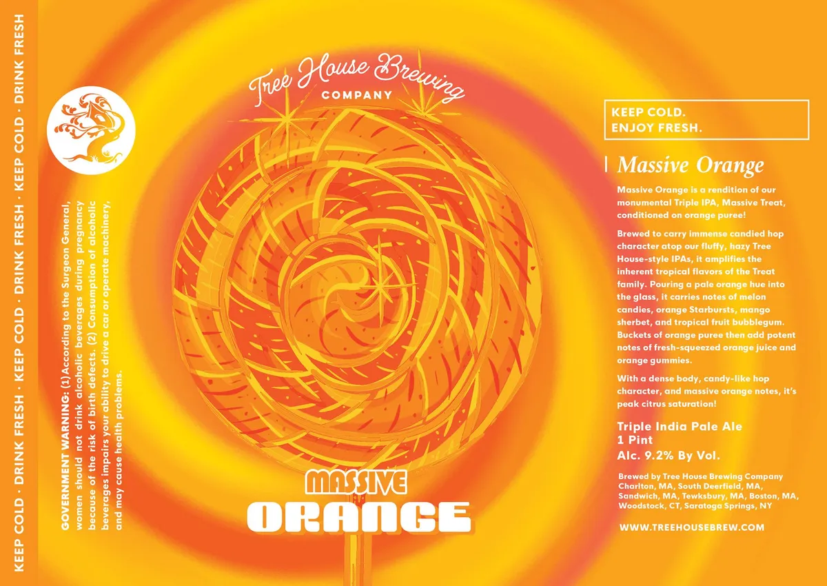 Massive Orange label art — MASSIVE ORANGE