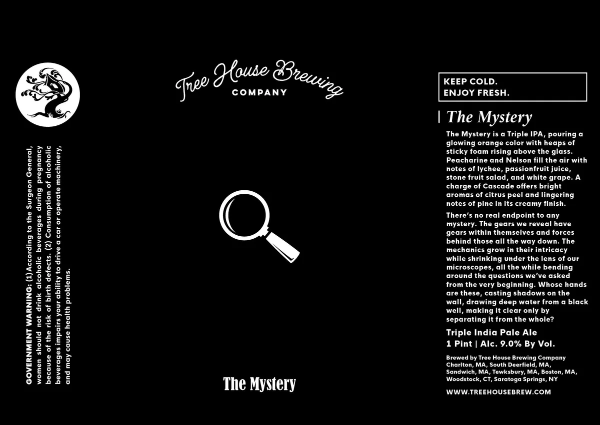 The Mystery label art — THE MYSTERY