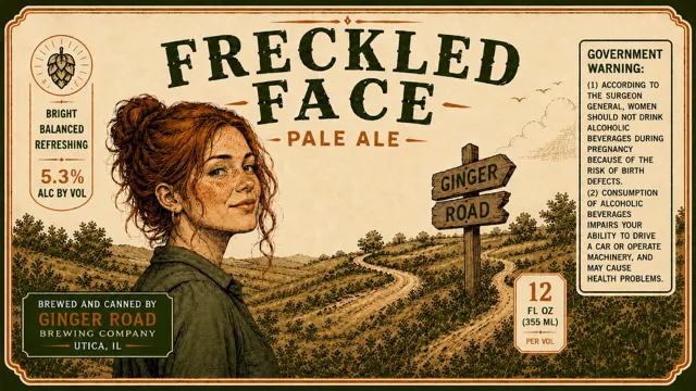 Freckled Face label art — FRECKLED FACE