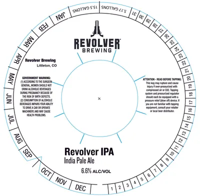 Revolver IPA label