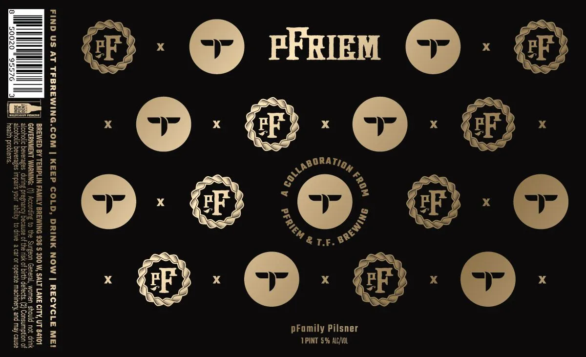 pFamily Pilsner — full label as filed with TTB