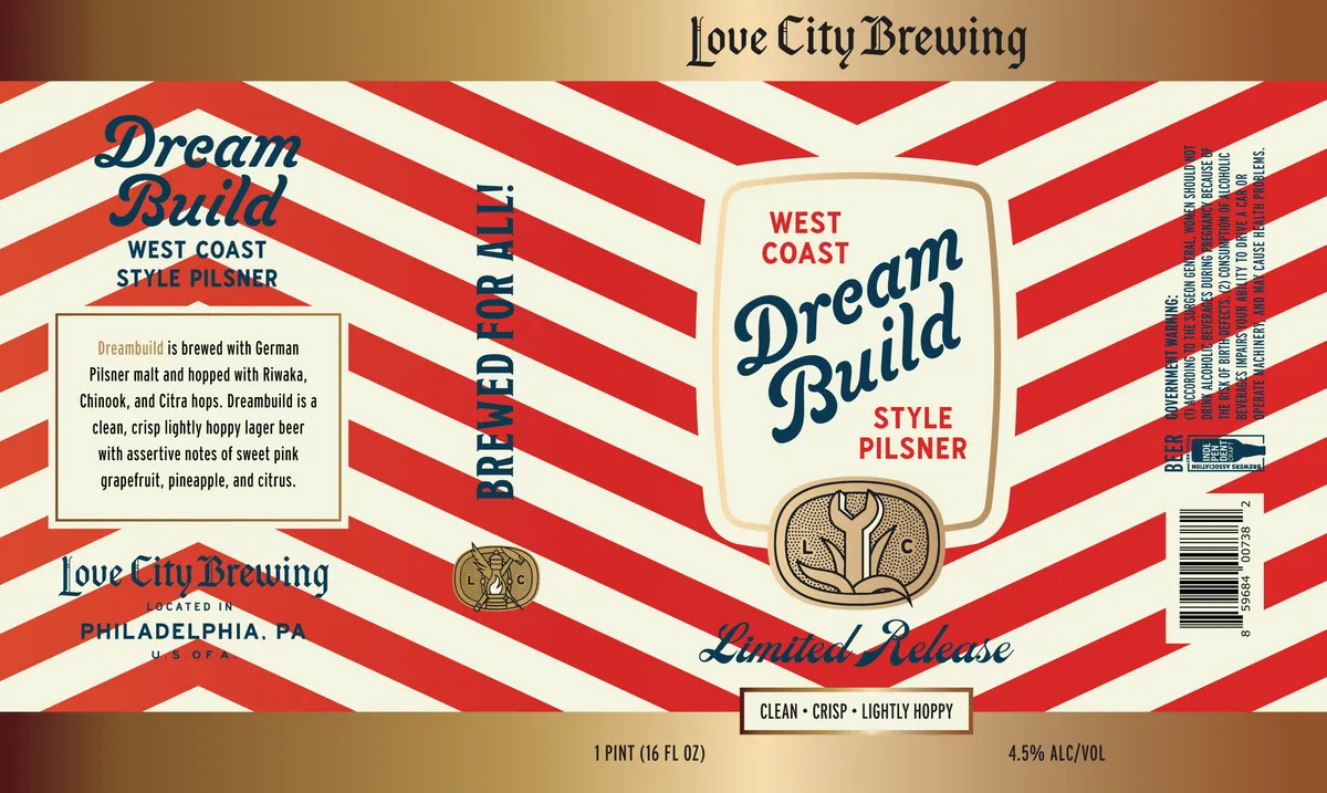Dream Build label art — DREAMBUILD