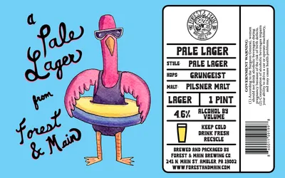 Pale Lager label