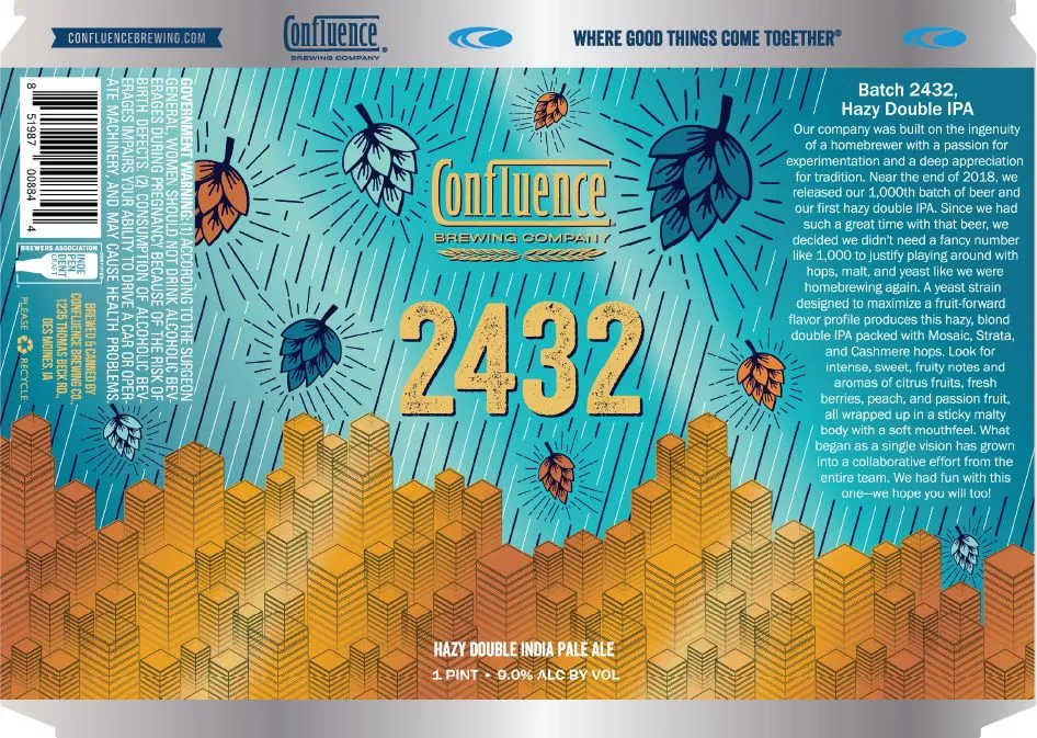 Batch 2432 label art — BATCH 2432