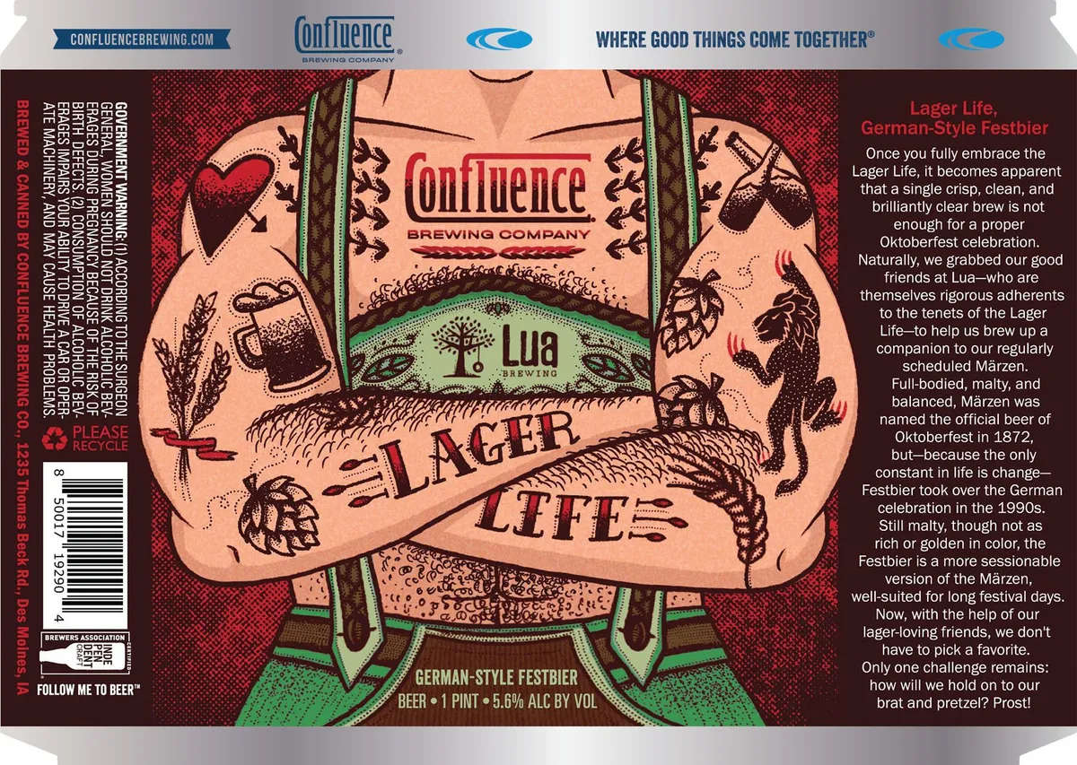 Lager Life label art — LAGER LIFE
