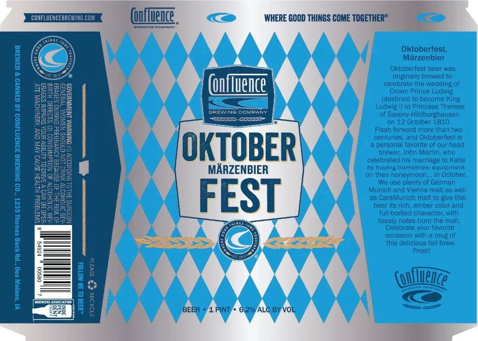 Oktoberfest Märzenbier label art — OKTOBERFEST