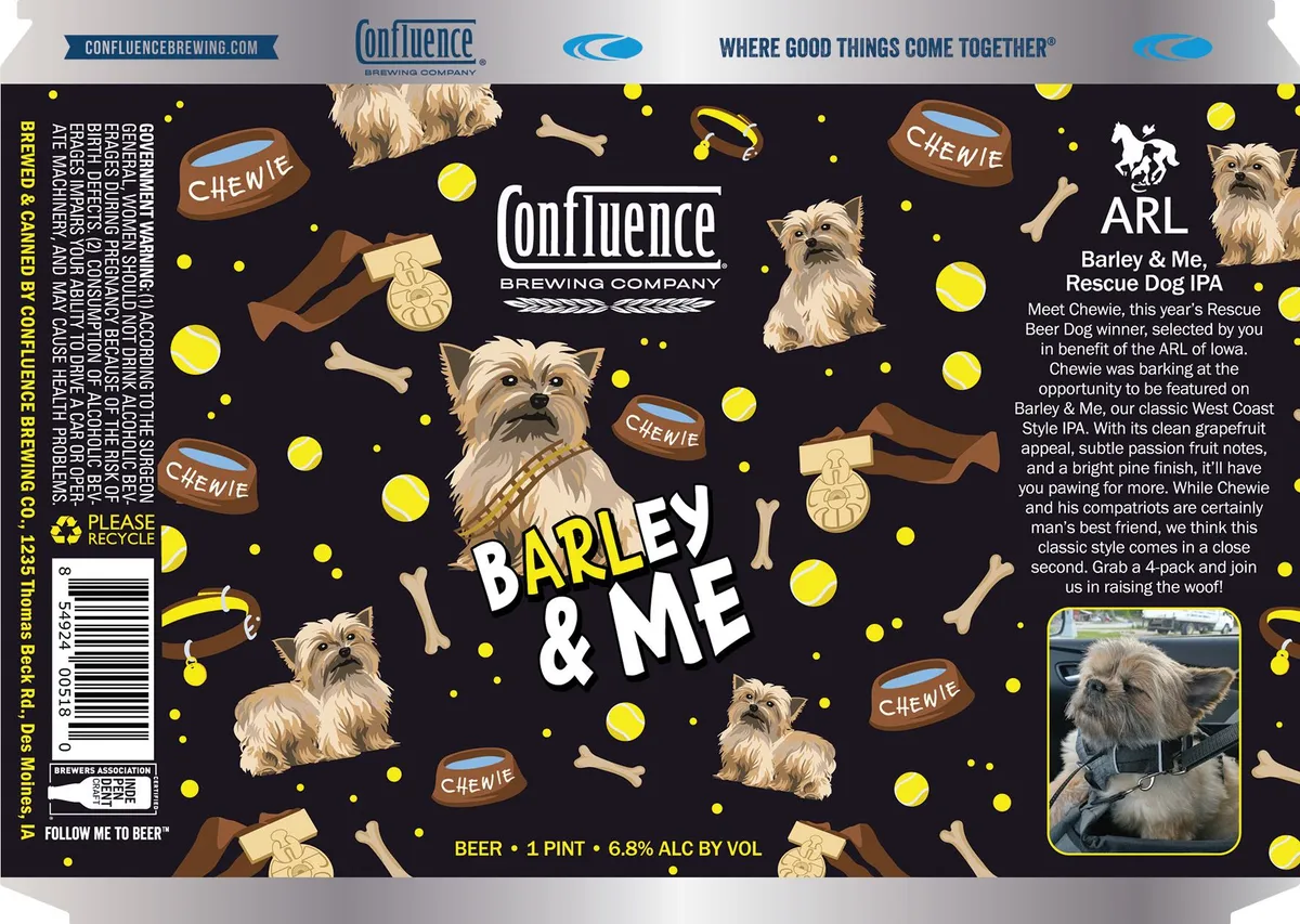 Barley & Me label art — BARLEY & ME