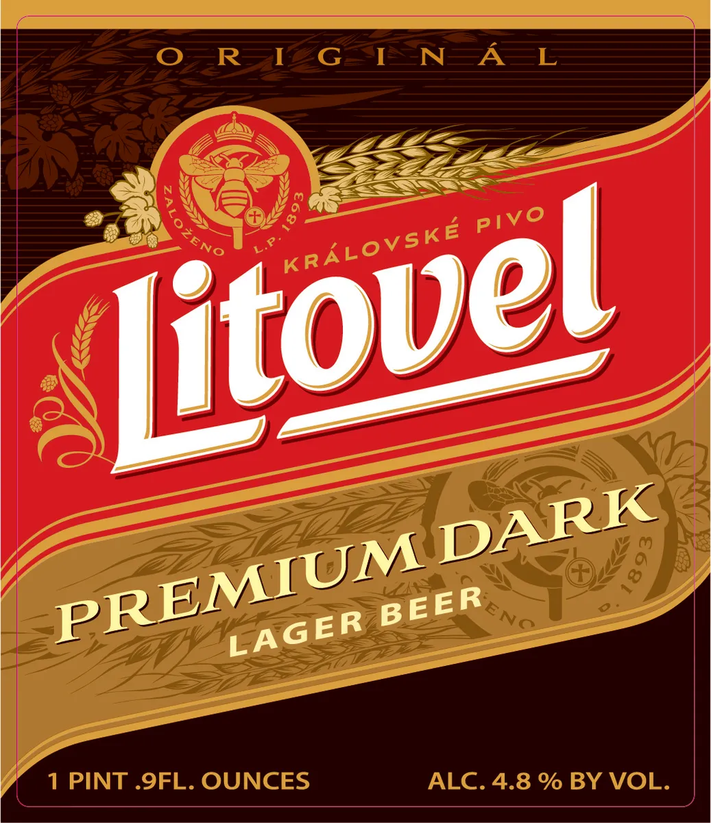 Litovel Premium Dark label art — LITOVEL