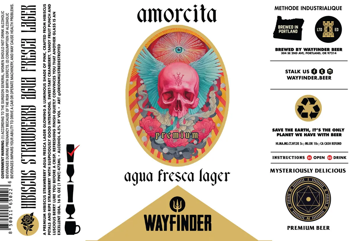 Amorcita label art — WAYFINDER