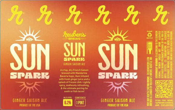 Sun Spark — full label as filed with TTB