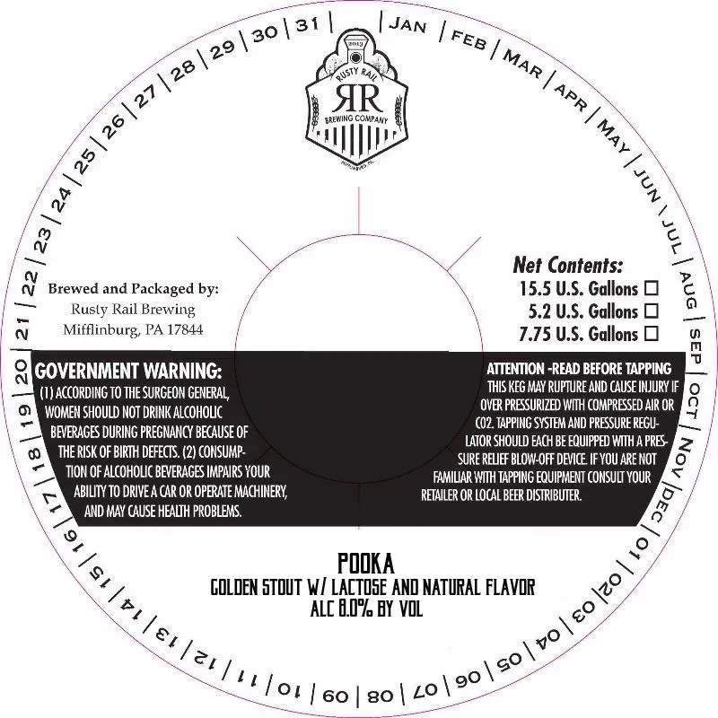 Pooka — full label as filed with TTB