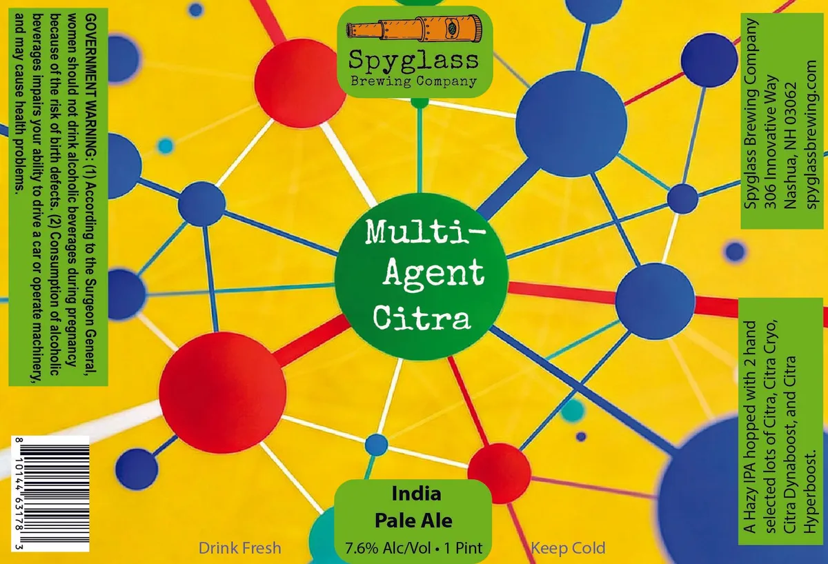 Multi-Agent Citra label art — MULTI-AGENT