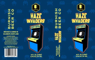 Haze Invaders label