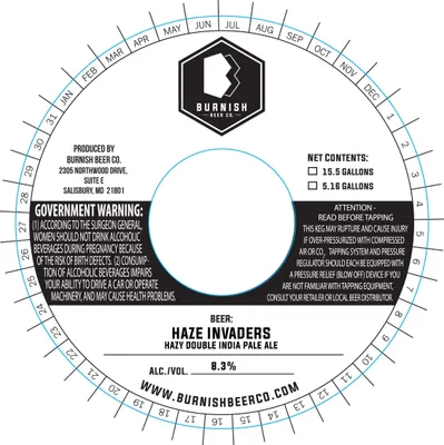 Haze Invaders label