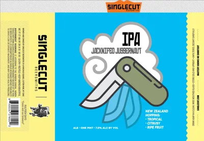 Jacknifed Juggernaut label