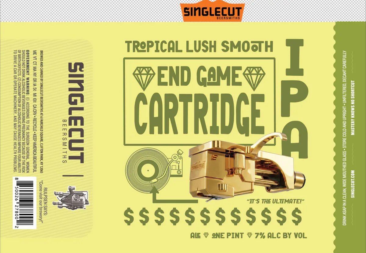 End Game Cartridge label art — END GAME CARTRIDGE