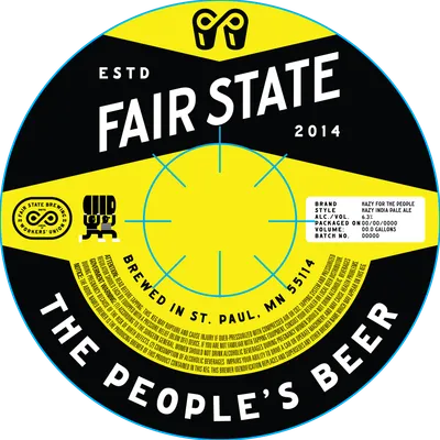 Hazy For The People label