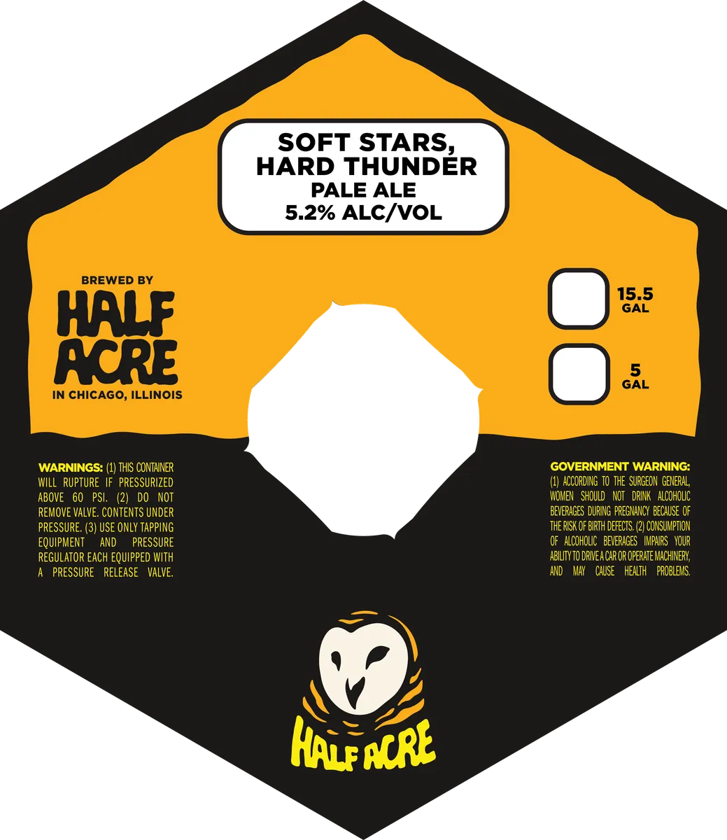 Soft Stars, Hard Thunder — full label as filed with TTB