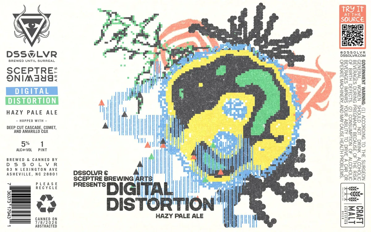 Digital Distortion label art — DSSOLVR