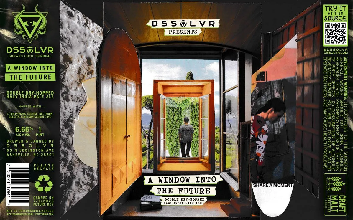 A Window Into the Future label art — DSSOLVR