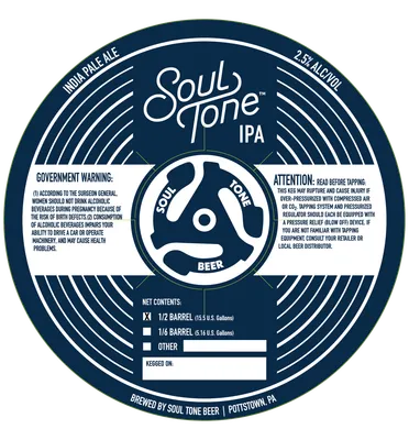 Soul Tone IPA label