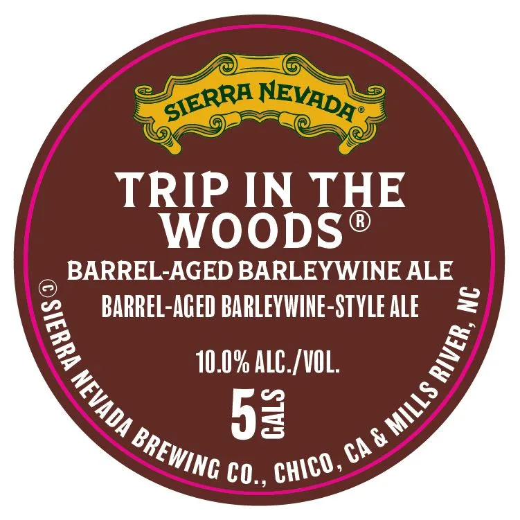 Trip In The Woods — full label as filed with TTB