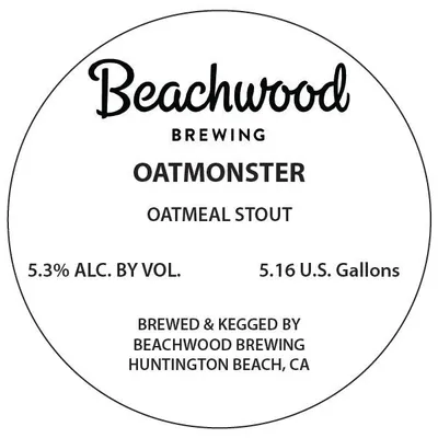 Oatmonster label