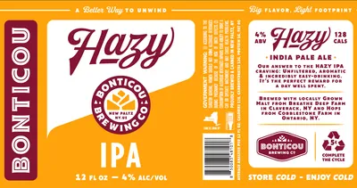Hazy IPA label