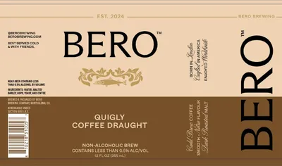 Quigly Coffee Draught label