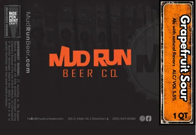 Grapefruit Sour label