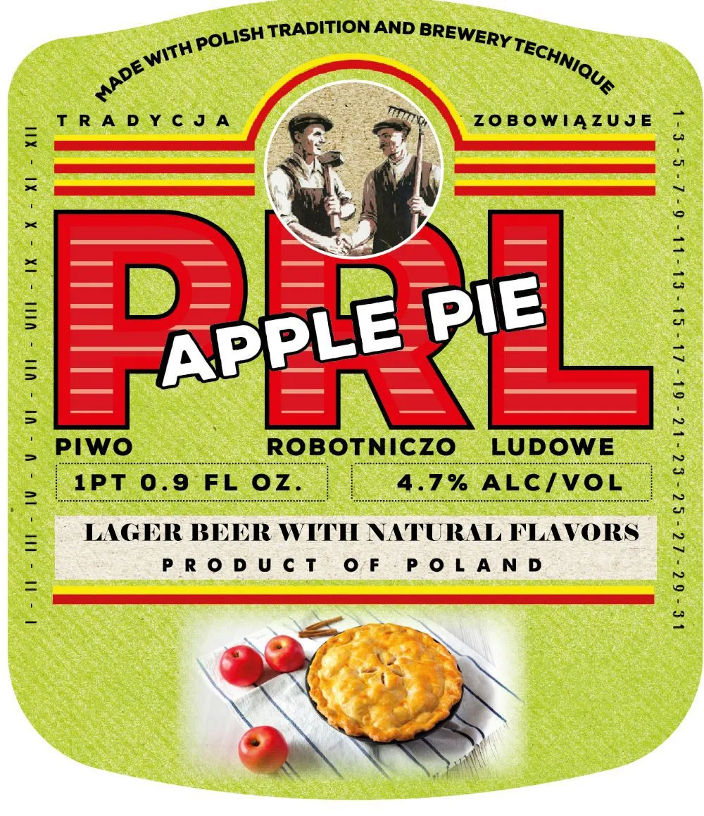 Apple Pie label art — PRL