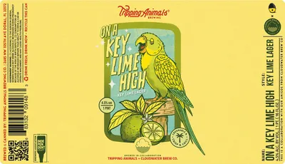 On A Key Lime High label