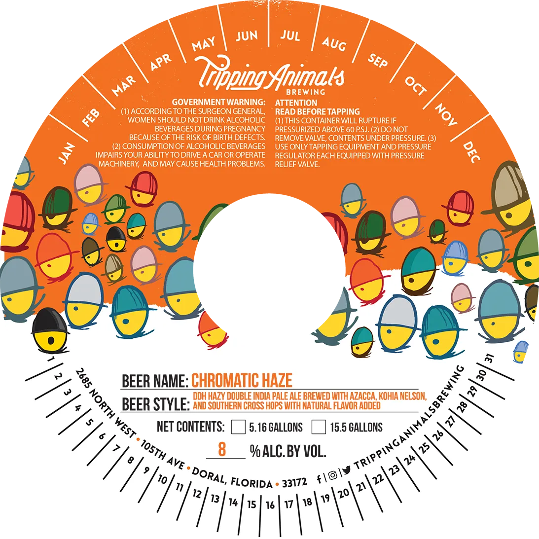 Chromatic Haze — full label as filed with TTB