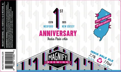 1st Anniversary India Pale Ale label