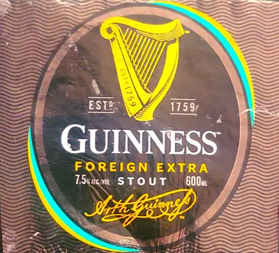 Guinness Foreign Extra Stout label